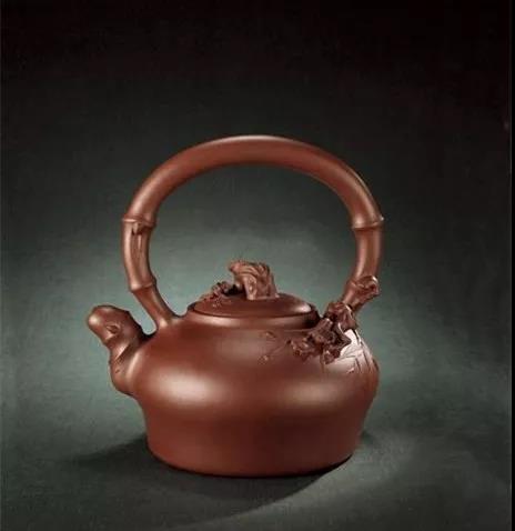 10種最美花器提梁壺，精美別致雕花紫砂壺!