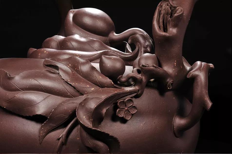 10種最美花器提梁壺，精美別致雕花紫砂壺!