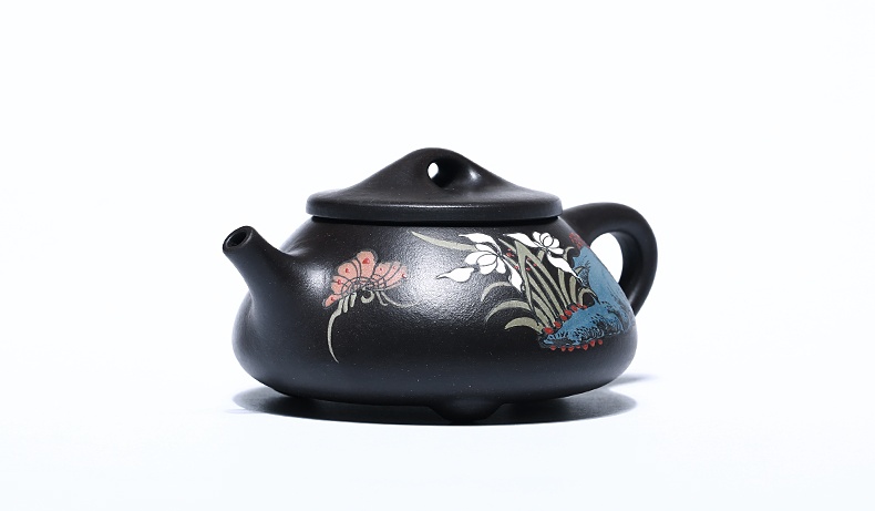 石瓢手工紫砂壺，精致典雅紫砂壺