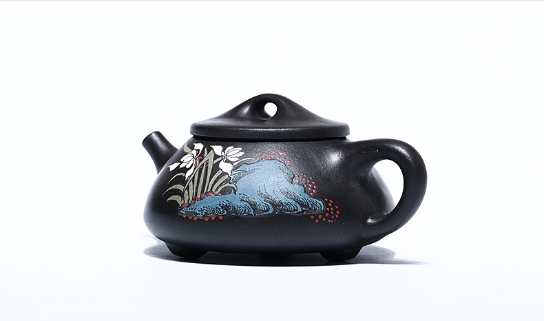 石瓢手工紫砂壺，精致典雅紫砂壺