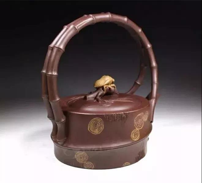 10種最美花器提梁壺，精美別致雕花紫砂壺!