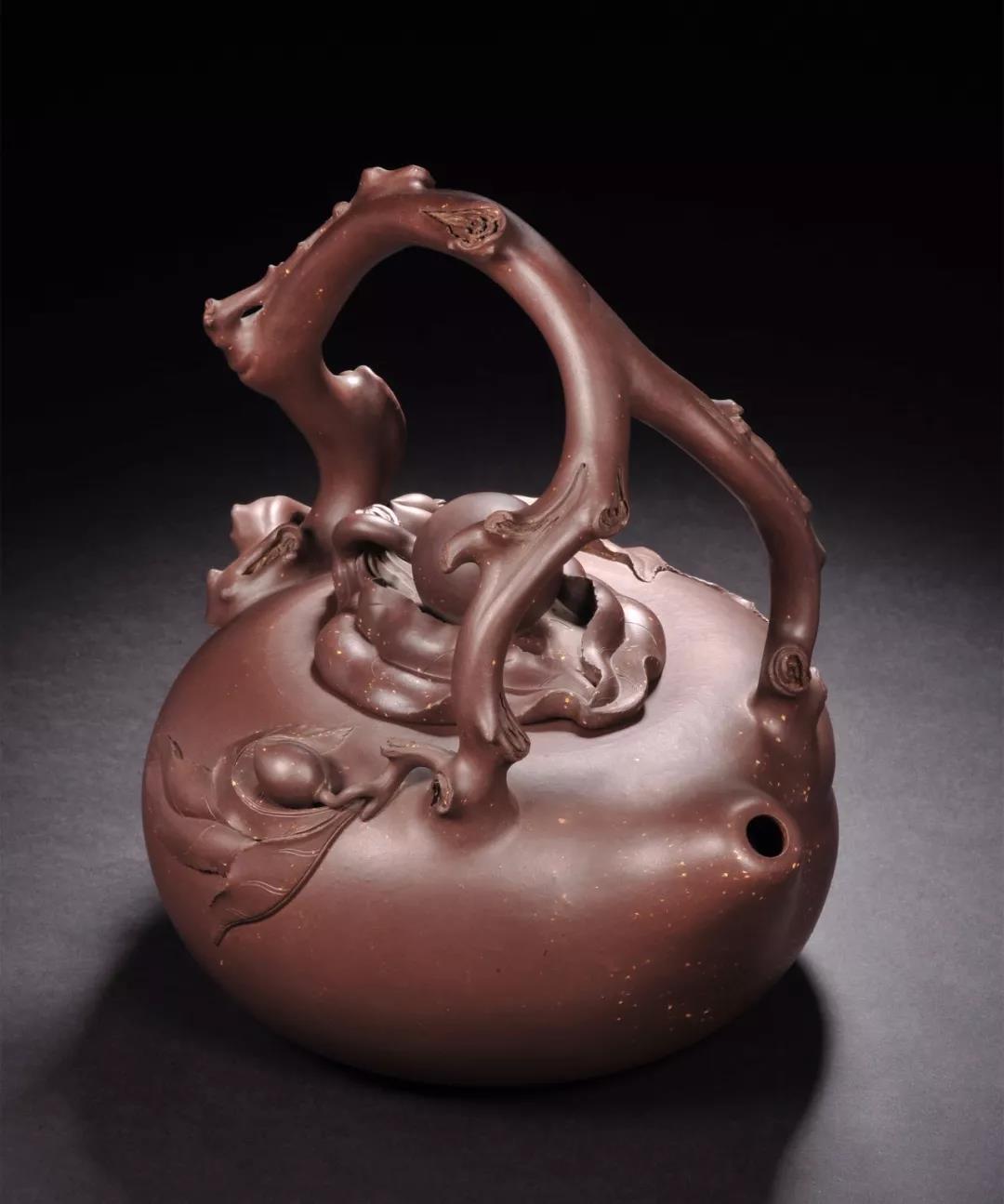 10種最美花器提梁壺，精美別致雕花紫砂壺!