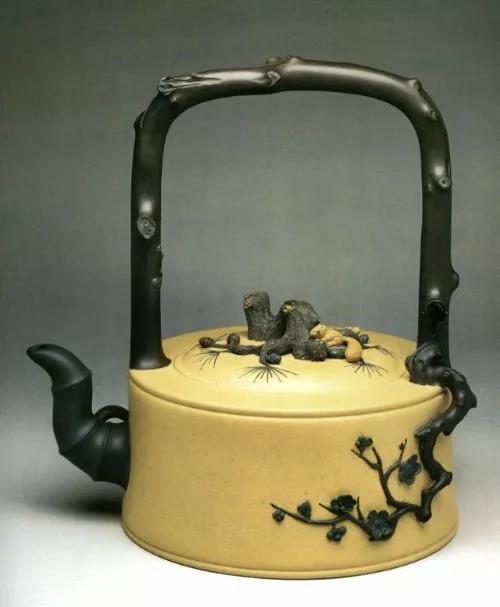 10種最美花器提梁壺，精美別致雕花紫砂壺!