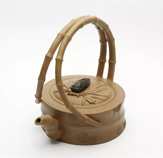 10種最美花器提梁壺，精美別致雕花紫砂壺!