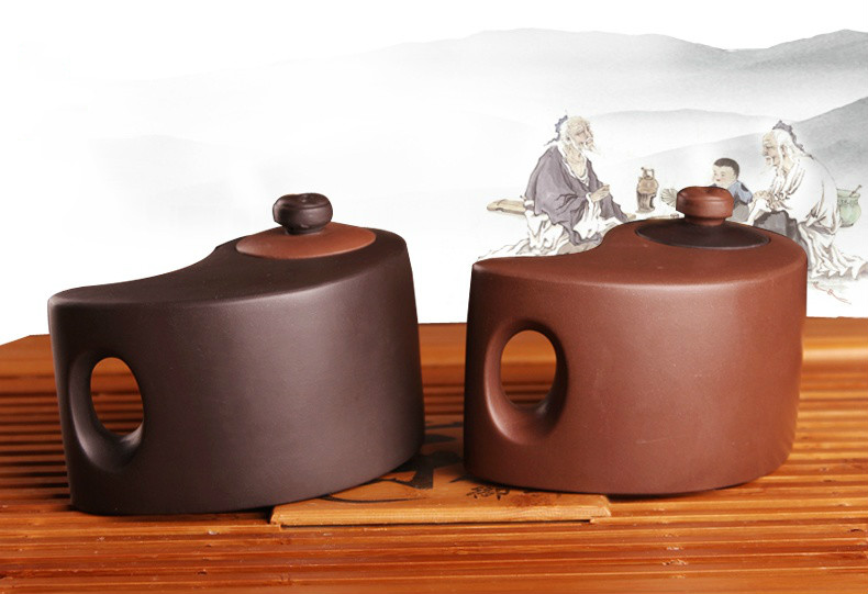 太極陰陽(yáng)紫砂壺，創(chuàng)意格紫砂壺